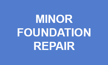 Minor foundation repair